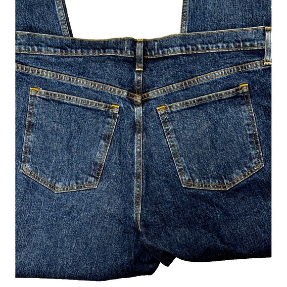 NWT Abercrombie Fitch 90s Straight Ultra High Rise Jeans 34 Blue Denim‎ 18 Retro - Picture 3 of 6